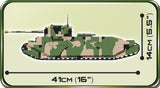 British Tog II Super Heavy Tank- COBI 2544 - 1230 brick tank - BRICKTANKS