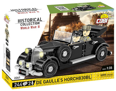 Charles De Galle's 1936 Horch 830 - COBI 2261 - 244 bricks - BRICKTANKS