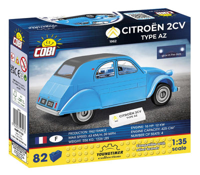 CITROEN 2CV TYPE AZ 1962 80KL - COBI 24511 - 82 Bricks - BRICKTANKS