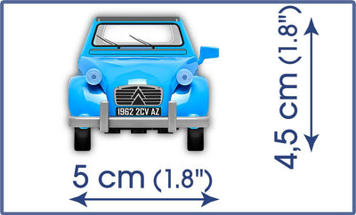 CITROEN 2CV TYPE AZ 1962 80KL - COBI 24511 - 82 Bricks - BRICKTANKS