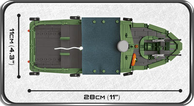 Patrol River Boat MK II - COBI 2238 - 615 brick boat - BRICKTANKS