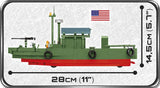 Patrol River Boat MK II - COBI 2238 - 615 brick boat - BRICKTANKS