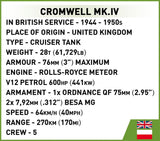 Cromwell MK.IV 'Hela' - COBI 2269 - 544 Bricks - BRICKTANKS
