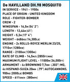 De Havilland DH-98 Mosquito - COBI 5735 - 710 Bricks - BRICKTANKS
