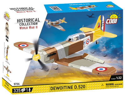 Dewoitine D.520 - COBI 5734 - 328 Bricks - BRICKTANKS