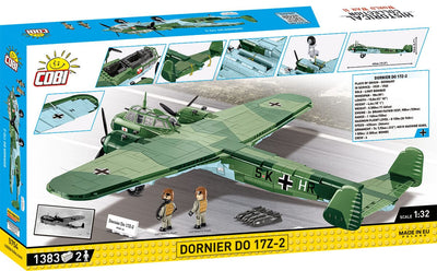 Dornier D0-17Z-2 brick plane model- COBI 5754- 1360 brick aircraft Planes Cobi