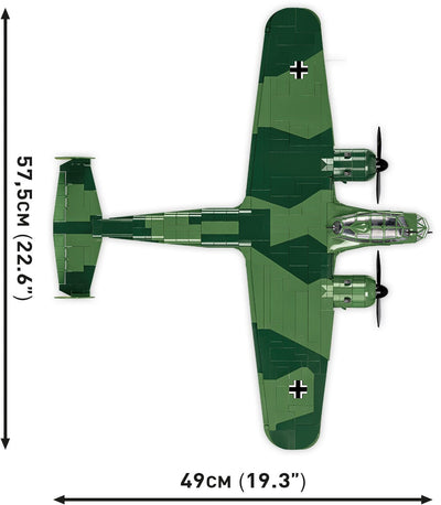 Dornier D0-17Z-2 brick plane model- COBI 5754- 1360 brick aircraft Planes Cobi