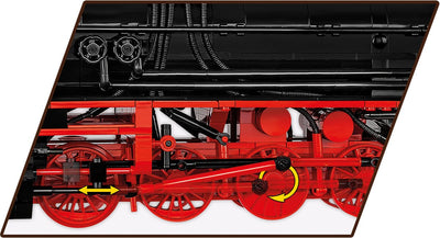 DRB Class 52 Steam Locomotive with coal wagon - COBI 6282 - 2505 brick train Toys & Games Cobi