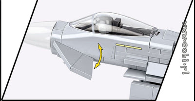 Eurofighter Typhoon (Austria) brick plane model - COBI 5850 - 635 bricks Planes Cobi