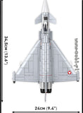 Eurofighter Typhoon (Austria) brick plane model - COBI 5850 - 635 bricks Planes Cobi