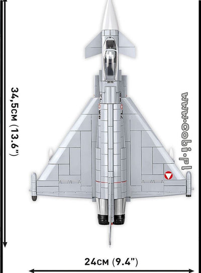 Eurofighter Typhoon (Austria) brick plane model - COBI 5850 - 635 bricks Planes Cobi