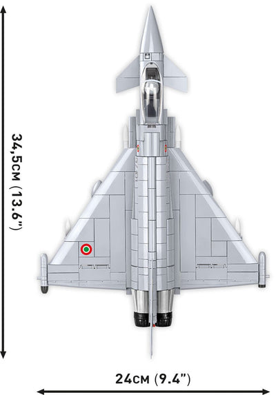Eurofighter Typhoon (Italy) brick plane model - COBI 5849 - 640 bricks Planes Cobi