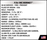 F/A-18C Hornet - COBI 5810 - 538 Bricks - BRICKTANKS