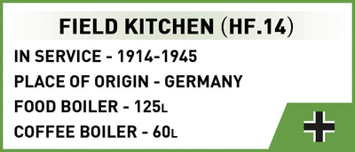 Field Kitchen HF.14 - COBI 2290 - 130 Bricks Other Military Cobi