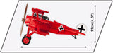 Fokker Dr. 1 ''Red Baron'' - COBI 2986 - 174 Bricks - BRICKTANKS