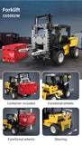 Forklift - CaDA C65002W - 388 Bricks - BRICKTANKS