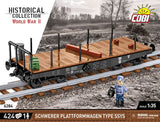 German Railway Schwerer Platformwagen TYP SSY - COBI 6284 - 420 brick train wagon Toys & Games Cobi