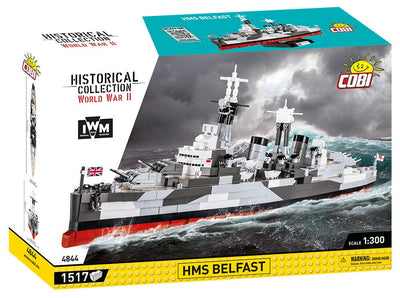 HMS Belfast - COBI 4844 - 1517 Bricks - BRICKTANKS