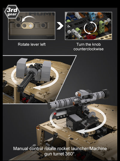 Humvee Off Road Vehicle RC - CADA C61036W - 3935 Bricks - BRICKTANKS