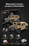 Humvee Off Road Vehicle RC - CADA C61036W - 3935 Bricks - BRICKTANKS