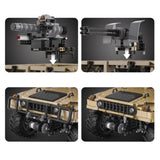 Humvee Off Road Vehicle RC - CADA C61036W - 3935 Bricks - BRICKTANKS