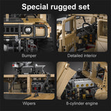 Humvee Off Road Vehicle RC - CADA C61036W - 3935 Bricks - BRICKTANKS