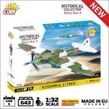 Ilyushin II 02 Sturmovik MWP 636 plane brick model - COBI 5745- 643 bricks Planes Cobi
