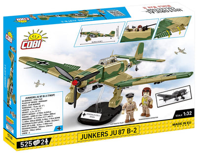 Junkers JU 87 B-2 brick plane model - COBI 5748 - 521 bricks Planes Cobi