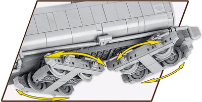 Kriegslokomotive Baureihe locomotive with coal wagon - COBI 6281 - 2503 brick train Toys & Games Cobi