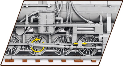 Kriegslokomotive Baureihe locomotive with coal wagon - COBI 6281 - 2503 brick train Toys & Games Cobi