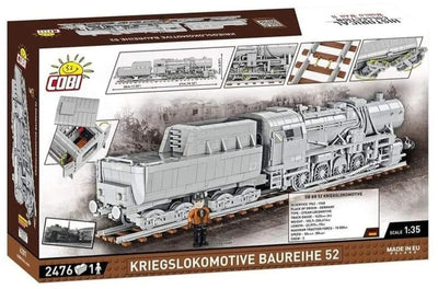 Kriegslokomotive Baureihe locomotive with coal wagon - COBI 6281 - 2503 brick train Toys & Games Cobi