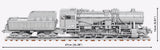 Kriegslokomotive Baureihe locomotive with coal wagon - COBI 6281 - 2503 brick train Toys & Games Cobi