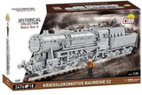 Kriegslokomotive Baureihe locomotive with coal wagon - COBI 6281 - 2503 brick train Toys & Games Cobi