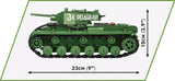 KV-1 - COBI 2555 - 656 Bricks - BRICKTANKS