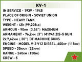 KV-1 - COBI 2555 - 656 Bricks - BRICKTANKS