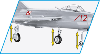 LIM - 1 (MiG-15SB) - Polish Air Force 1952 - COBI 5822 - 504 Bricks - BRICKTANKS