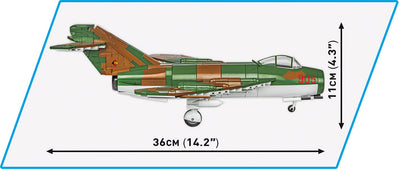 LIM 5 MIG-17F East German Cold War Fighter - COBI 5825 - 575 Bricks - BRICKTANKS