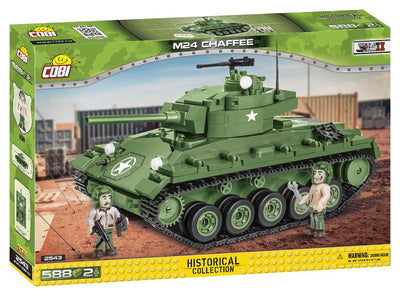 M24 Chaffee - COBI-2543 - 588 brick light tank - BRICKTANKS