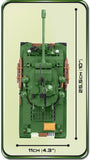 M4A3E8 Sherman (Easy Eight)- COBI 2533 - 745 brick medium tank - BRICKTANKS
