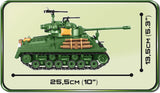 M4A3E8 Sherman (Easy Eight)- COBI 2533 - 745 brick medium tank - BRICKTANKS