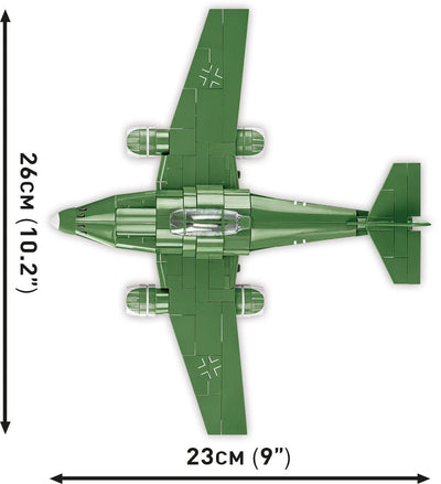 Messerschmitt ME 262 brick plane model - COBI 5881 - 250 bricks Planes Cobi