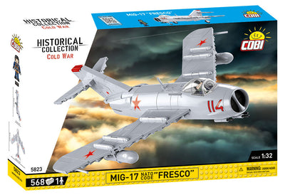 MIG-17 "Fresco" Cold War - COBI 5823 - 568 Bricks - BRICKTANKS