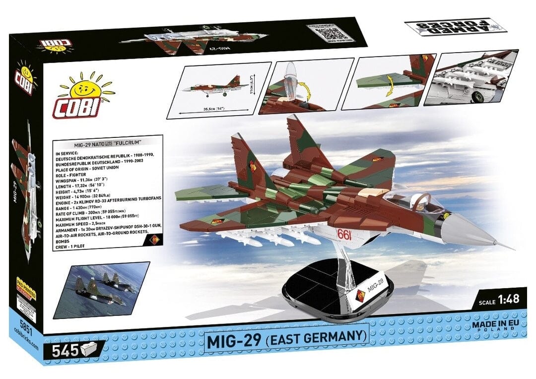 Cobi Mig 29 Toy MIG-29