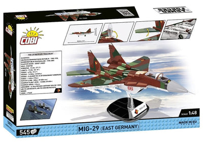 MIG 29 DDR brick plane model - COBI 5851 - 590 bricks Planes Cobi