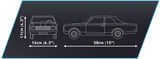 OPEL RECORD C-SCHWAR - COBI 24333 - 2078Bricks - BRICKTANKS