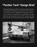 Panther Tank RC - CADA C61073W - 907 Bricks - BRICKTANKS