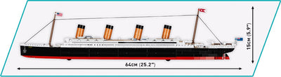RMS Titanic ship historic brick model - COBI 1929 - 722 bricks Ship Cobi