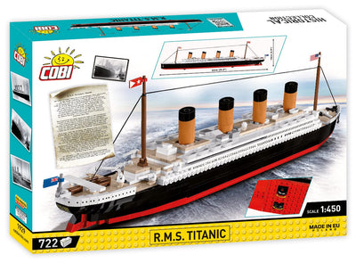 RMS Titanic ship historic brick model - COBI 1929 - 722 bricks Ship Cobi