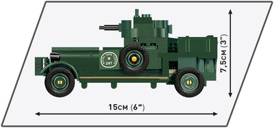 Rolls Royce Armoured Car WWI - COBI 2988 - 267 Bricks - BRICKTANKS