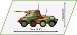 Sd. Kfz 234/2 Puma brick armoured car model - COBI 2287 - 470 bricks Tank Cobi